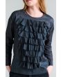 Washi voile Blouse with Frills