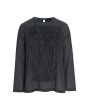 Washi voile Blouse with Frills