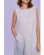 Airy linen sleeveless dress