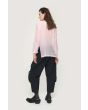 Fukkura poplin pants with tie-strings