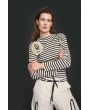 Bloom rib-knit blouse