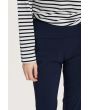Magic stretch long trousers with slits