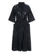 Fil coupé coat dress