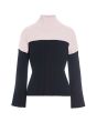Bloom rib-knit blouse
