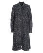 Silver stick dress with zipper