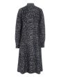 Silver stick dress with zipper