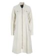 Silver stick dress with zipper