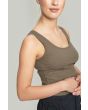 Globe rib tank top