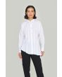 Core cotton asymmetrical shirt