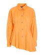 Core cotton asymmetrical shirt