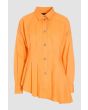 Core cotton asymmetrical shirt