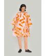Neon wisteria dress