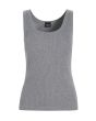 Globe rib tank top