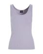 Globe rib tank top
