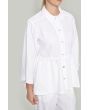 Lazy linen trousers with buckle