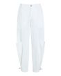 Lazy linen trousers with buckle