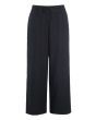 Lazy linen straight pants