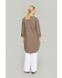 Vellum voile shirt with zipper