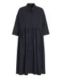 Paper poplin dress