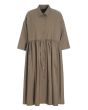Paper poplin dress