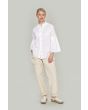 Vellum voile shirt with wide sleeves