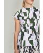 Yakumi short sleeve blouse