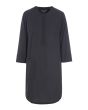 Vellum voile shirt with zipper