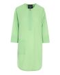 Vellum voile shirt with zipper