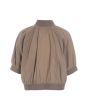 Vellum voile shirt jacket