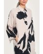 Shadow blossom shirt dress