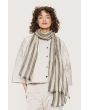 Changeant stripe scarf