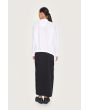 Core cotton shirt with drawstring