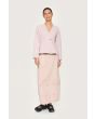 Fukkura poplin long skirt