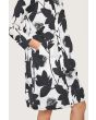 Seersucker bloom dress with elastic details