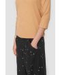Globe rib Bluse mit 3/4 Ärmel