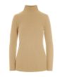 Globe rib turtleneck blouse