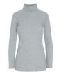 Globe rib turtleneck blouse