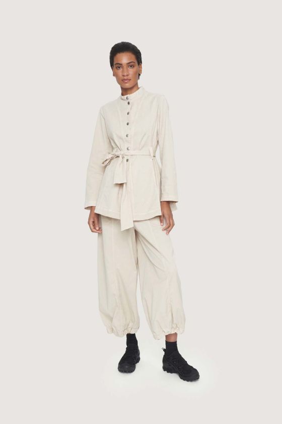 Wabi jacket with belt