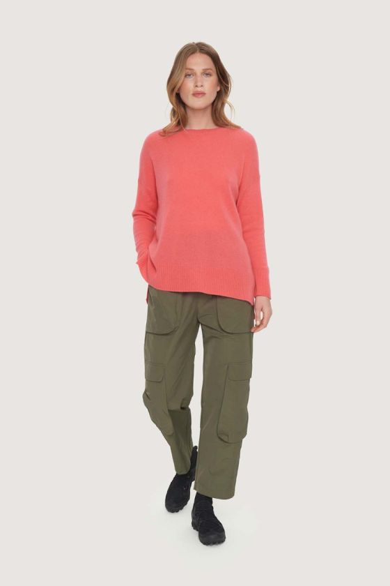 Cloud cashmere long sleeve blouse