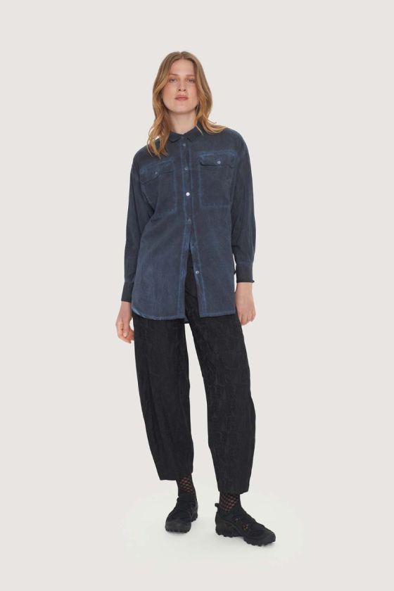 Jacquard stretch pants