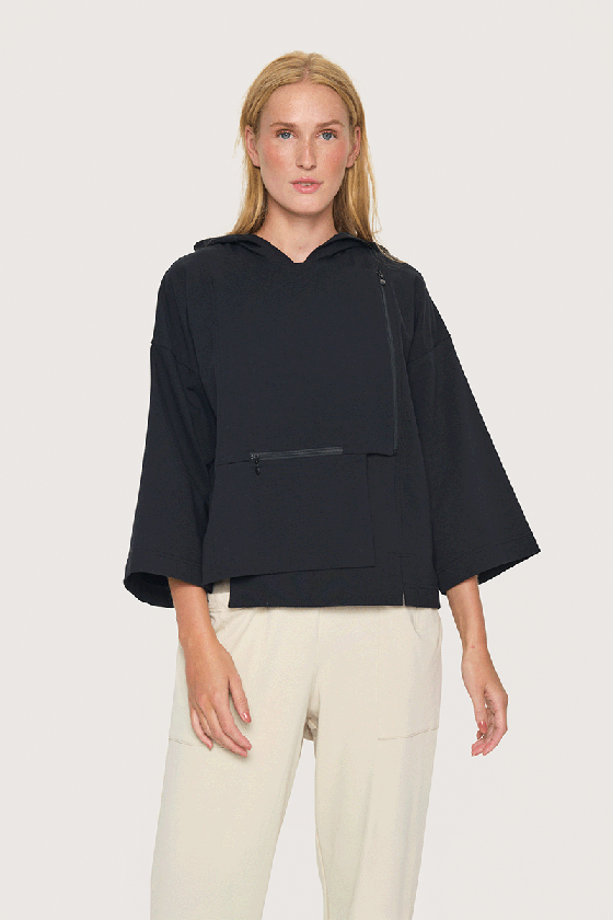 Izumi sweat hooded blouse