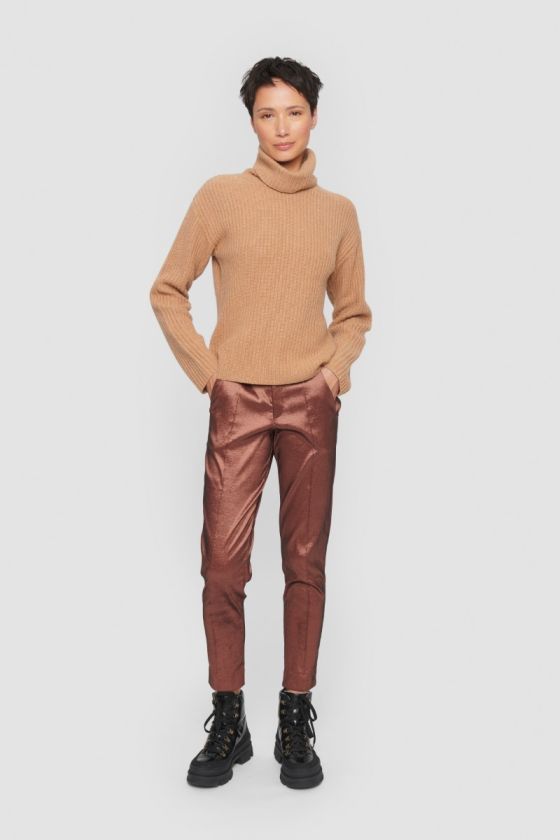 Changeant stretch pants