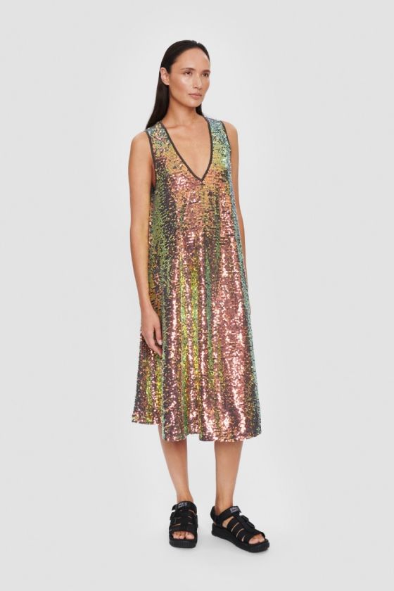 Sunset sequin dress